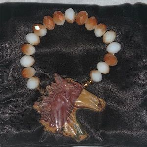 Handmade horse head bracelet